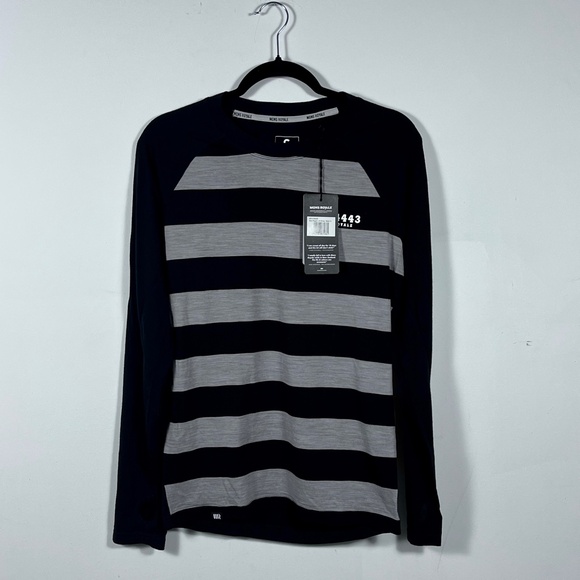 NWT Mons Royale Men Raglan Merion wool base layer SZS - Picture 2 of 4